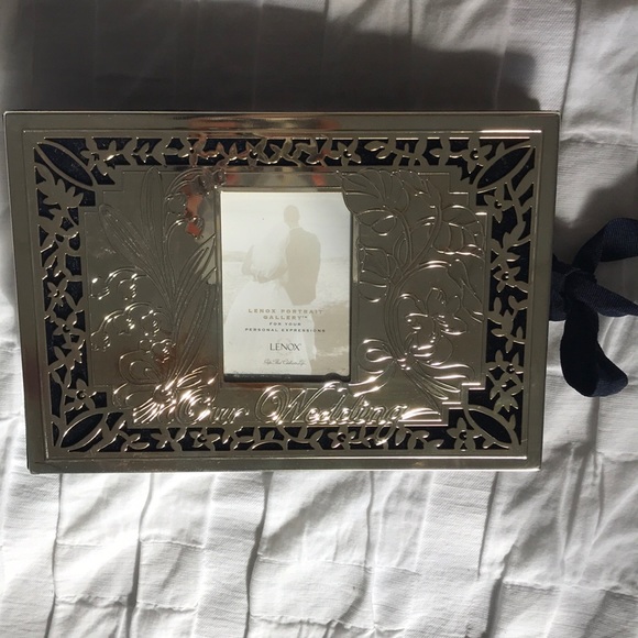 Lenox Our Wedding silver plate photo album for 4x6 - Picture 3 of 16